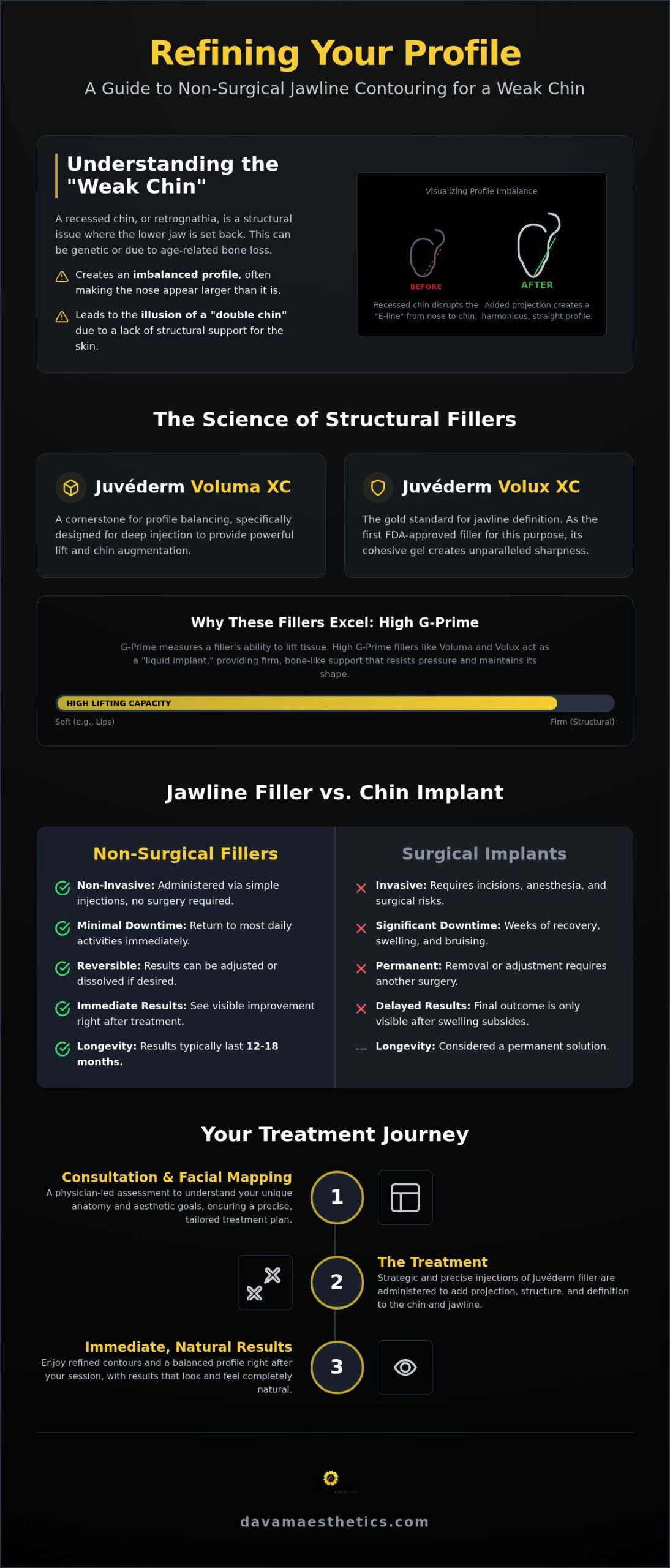 Jawline Filler for Weak Chin in The Woodlands: Define Your Profile Without Surgery