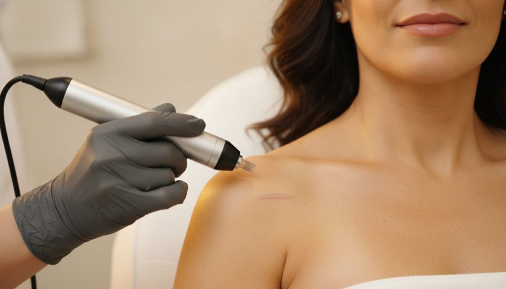 Microneedling for Surgical Scars in The Woodlands